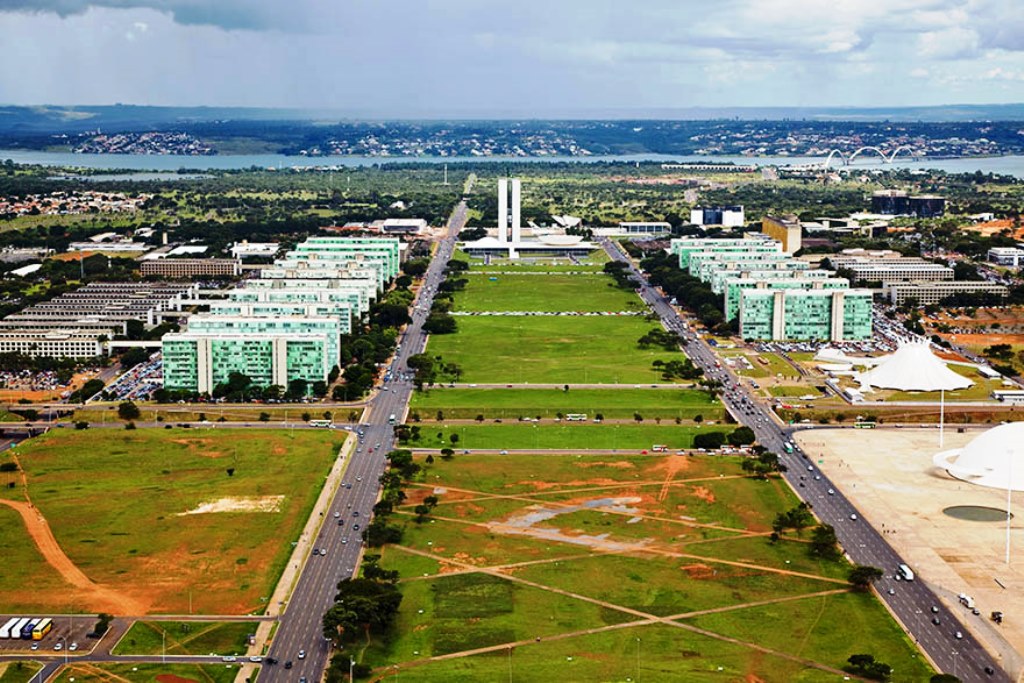 Esplanada dos Ministérios, Brasília (DF). Foto: Reprodução do site portal.iphan.gov.br